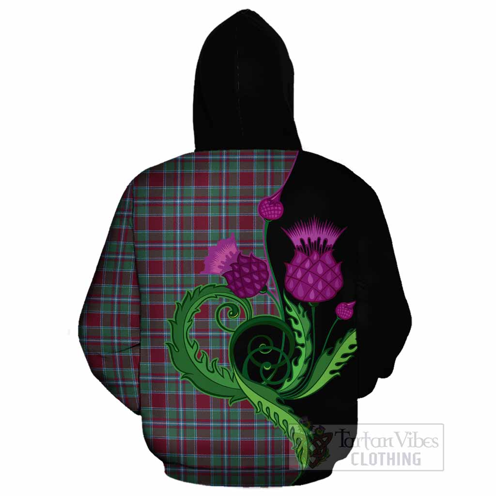 Spence (Spens) Tartan Cotton Hoodie Traditional Scottish Thistle