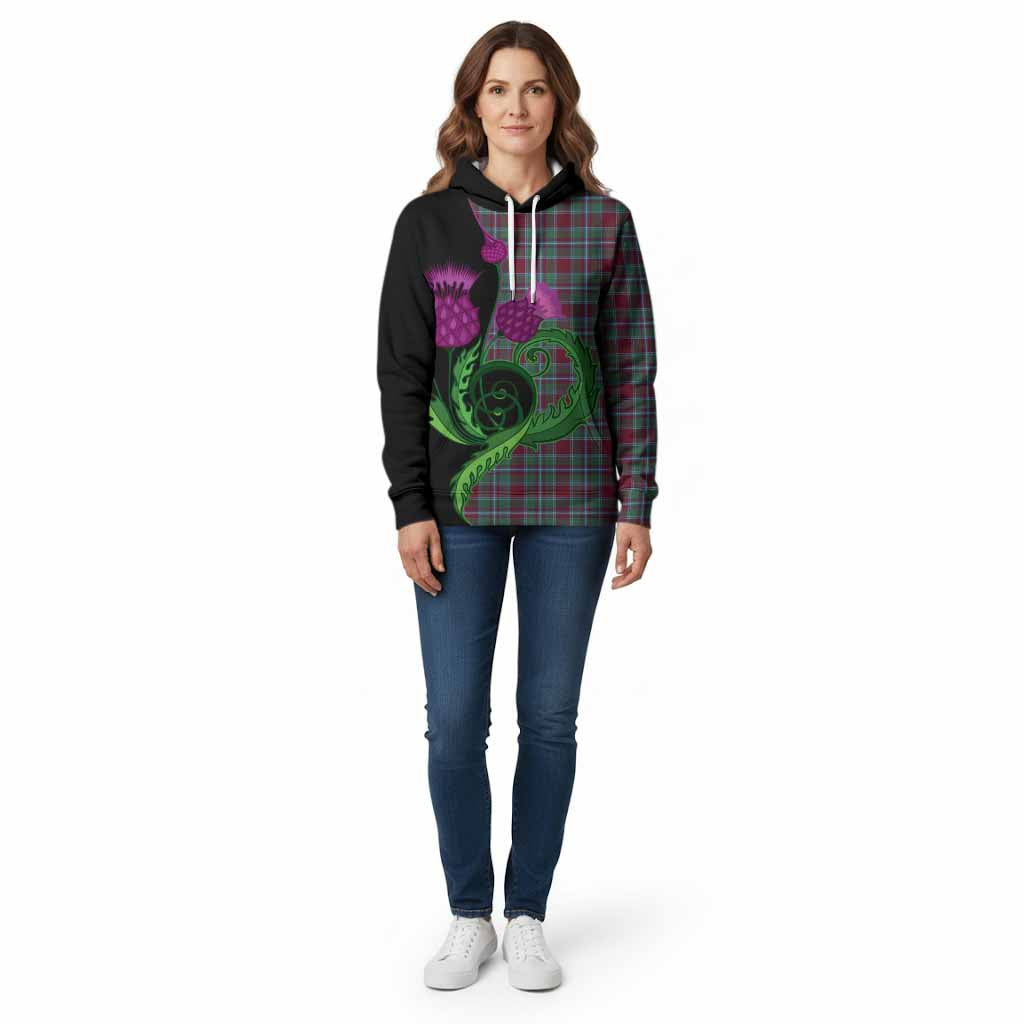 Spence (Spens) Tartan Cotton Hoodie Traditional Scottish Thistle