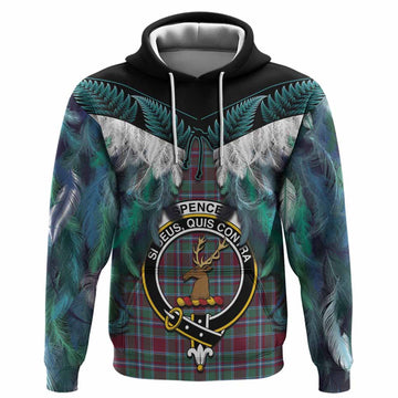 Spence (Spens) Tartan Crest Hoodie New Zealand Maori Korowai Cloak