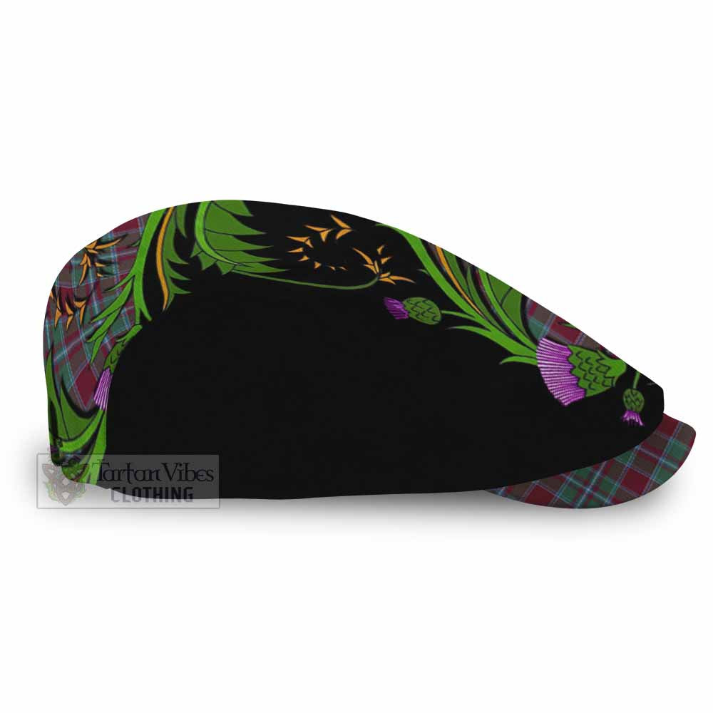 Spence (Spens) Tartan Flat Cap, Jeff Cap Scottish Thistle Pride Heritage Art
