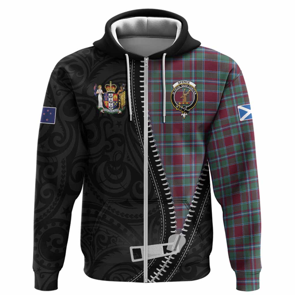 Spence (Spens) Tartan Hoodie New Zealand Pattern Unique Zipper Stylized