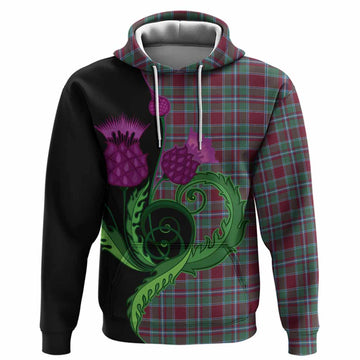 Spence (Spens) Tartan Hoodie Traditional Scottish Thistle