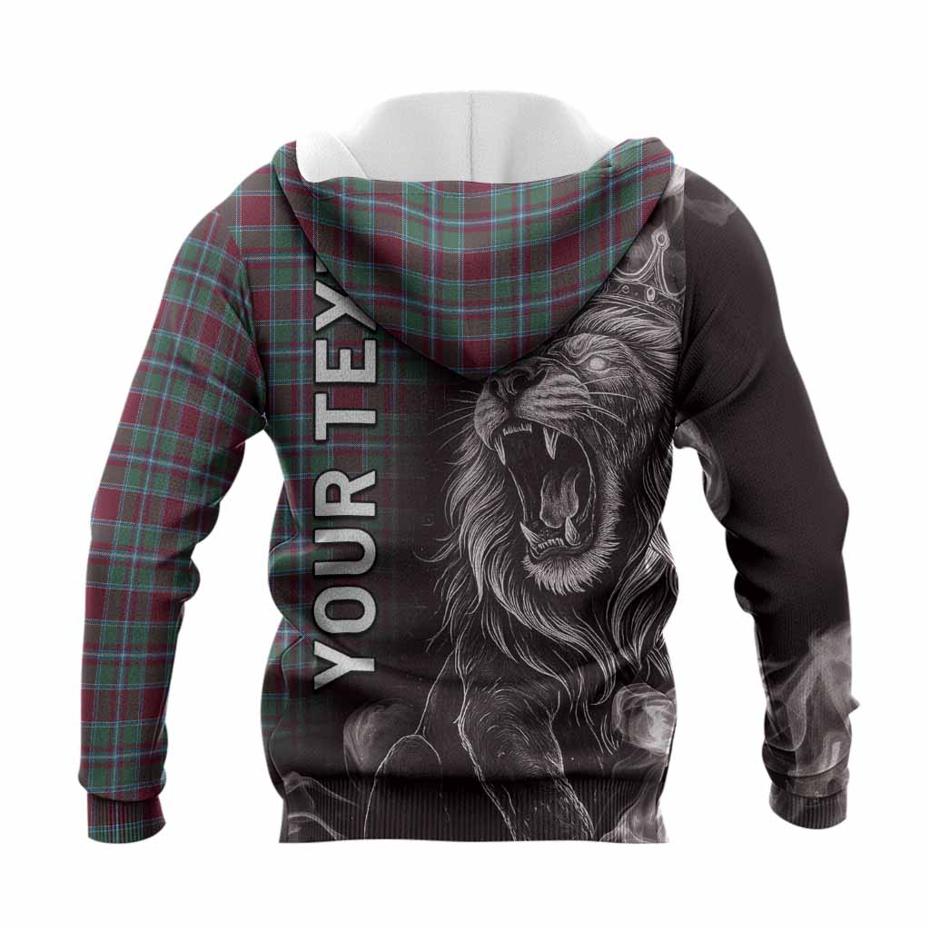 Spence (Spens) Tartan Knitted Hoodie Roaring Lion Heritage