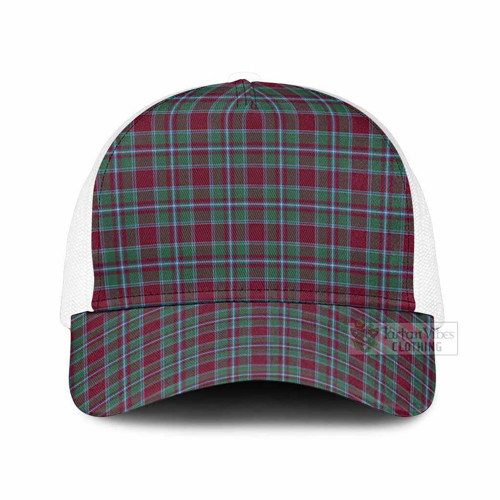 Spence (Spens) Tartan Mesh Trucker Cap One Size (Adjustable) White - Tartan Vibes Clothing