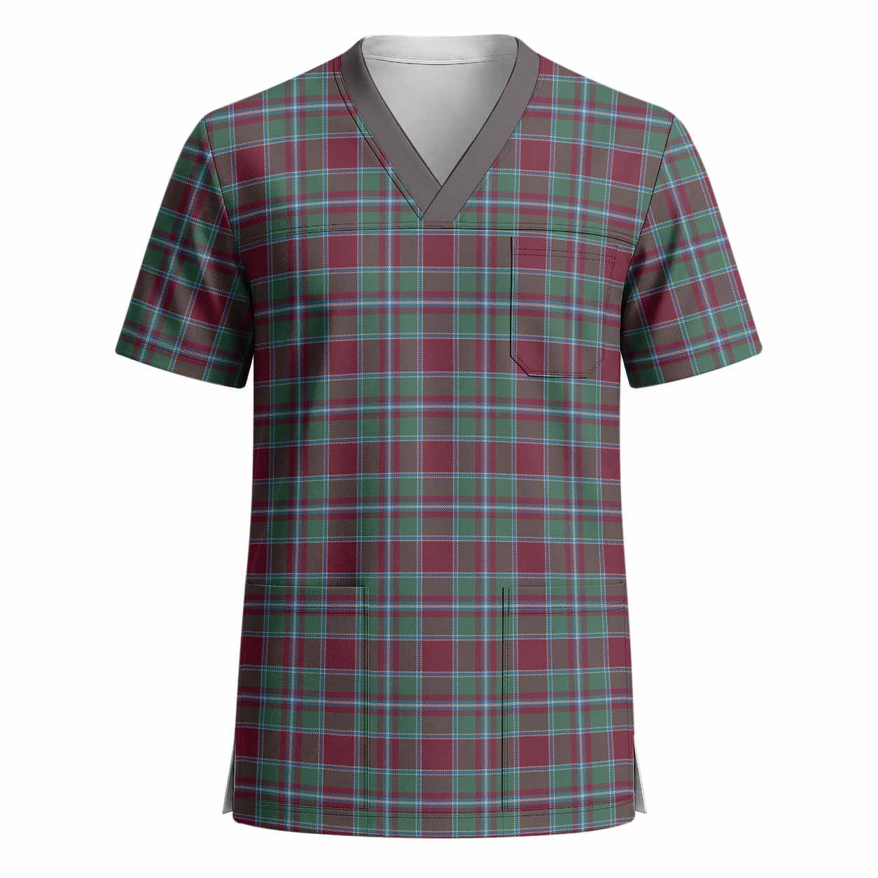 Spence (Spens) Tartan Scrub Top - Tartan Vibes Clothing