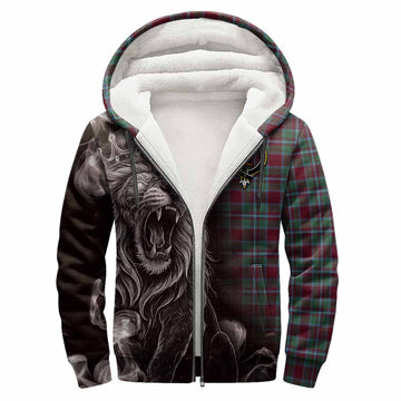 Spence (Spens) Tartan Sherpa Hoodie Roaring Lion Heritage