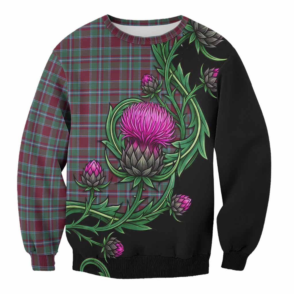 Spence (Spens) Tartan Sweatshirt Resilient Scottish Thistle Unisex - Tartan Vibes Clothing