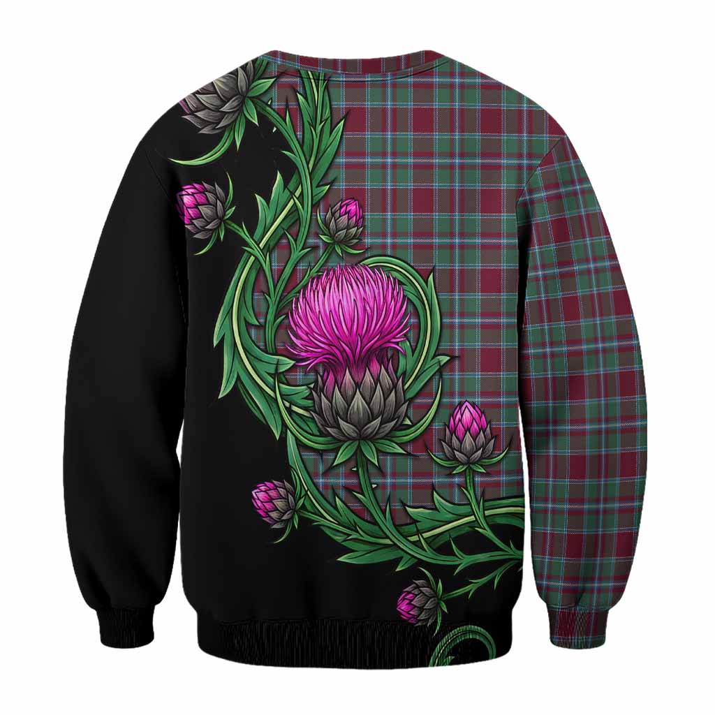Spence (Spens) Tartan Sweatshirt Resilient Scottish Thistle - Tartan Vibes Clothing