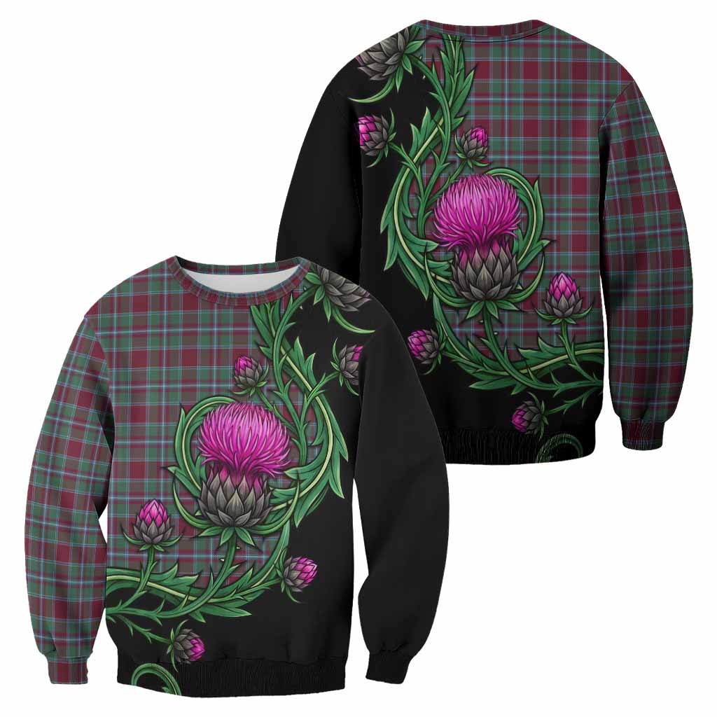 Spence (Spens) Tartan Sweatshirt Resilient Scottish Thistle - Tartan Vibes Clothing