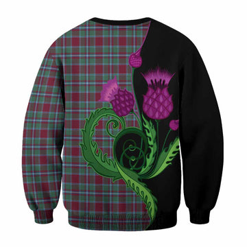 Spence (Spens) Tartan Sweatshirt Traditional Scottish Thistle