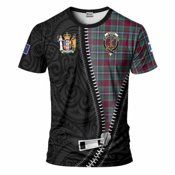 Spence (Spens) Tartan T-Shirt New Zealand Pattern Unique Zipper Stylized Kid's Shirt - Tartan Vibes Clothing