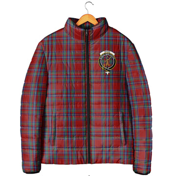 Spens Tartan Padded Jacket with Family Crest