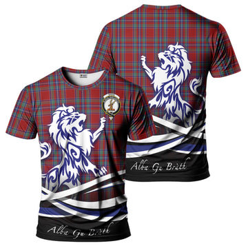 Spens Tartan T-Shirt with Alba Gu Brath Regal Lion Emblem
