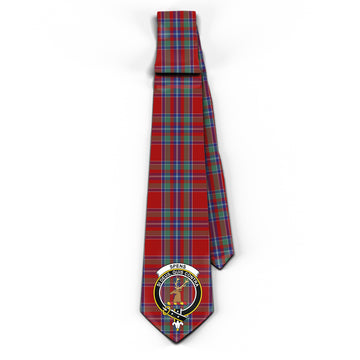 Spens Tartan Classic Necktie with Family Crest