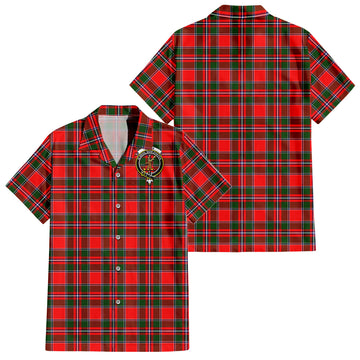 spens-modern-tartan-short-sleeve-button-down-shirt-with-family-crest