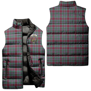 Spence (Spens) Tartan Sleeveless Puffer Jacket with Family Crest Unisex - Tartan Vibes Clothing