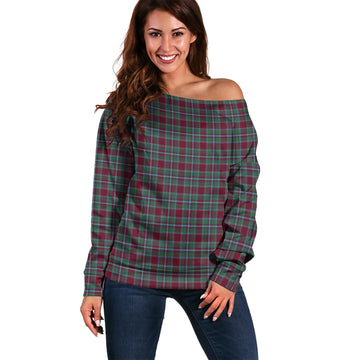 Spence (Spens) Tartan Off Shoulder Women Sweater Women - Tartan Vibes Clothing