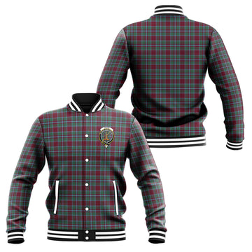 Spence (Spens) Tartan Baseball Jacket with Family Crest