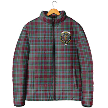 Spence (Spens) Tartan Padded Jacket with Family Crest