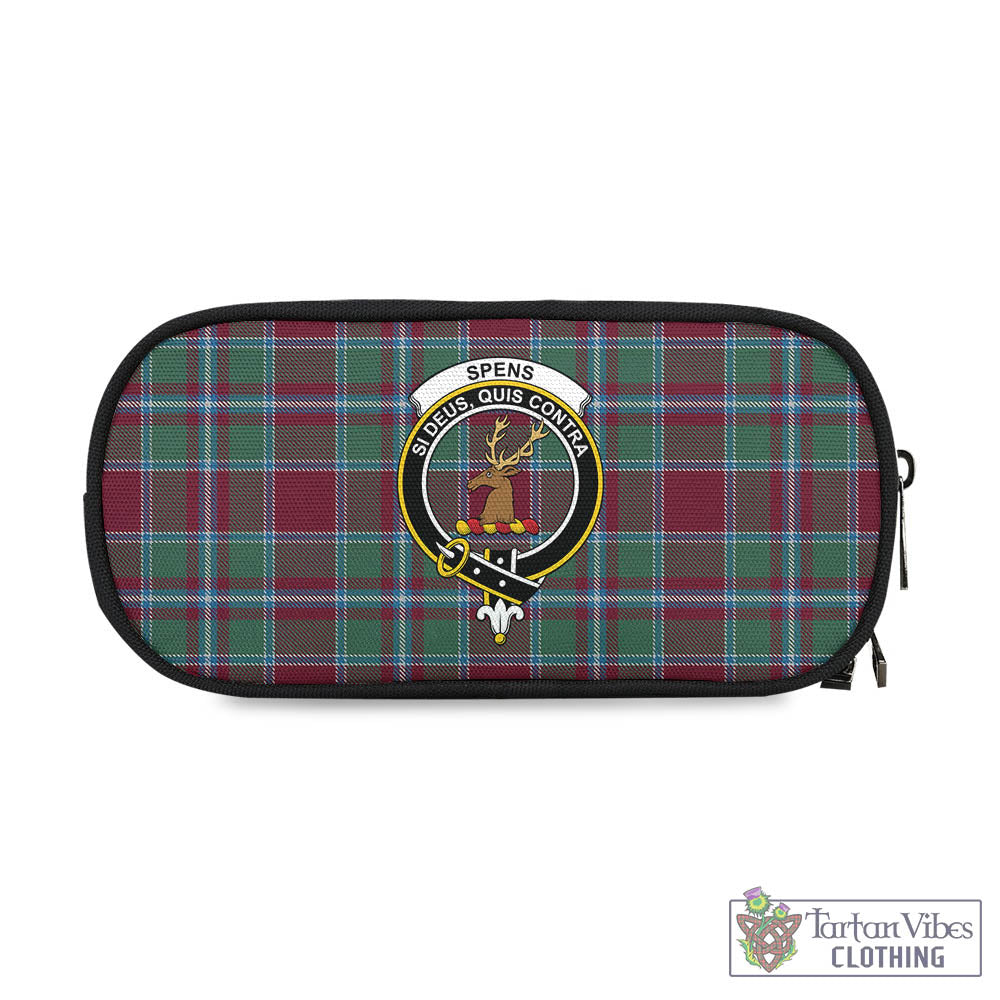 Spence (Spens) Tartan Pen and Pencil Case with Family Crest One Size 4.13*8.74 inch - Tartan Vibes Clothing