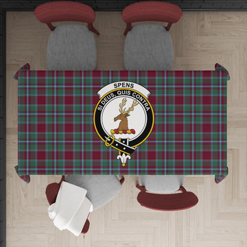 Spence (Spens) Tartan Tablecloth with Family Crest XL 57.1"x70.9"(145x180cm) - Tartan Vibes Clothing