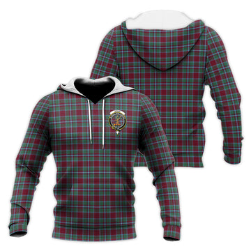 Spens (Spence) Tartan Knitted Hoodie with Family Crest