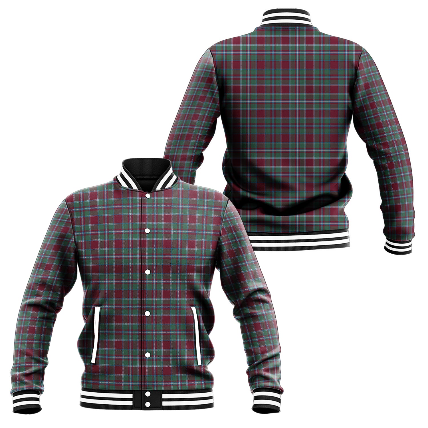Spence (Spens) Tartan Baseball Jacket Unisex - Tartan Vibes Clothing
