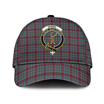 Spens (Spence) Tartan Classic Cap with Family Crest