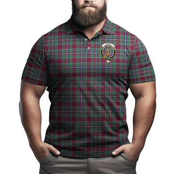 Spens (Spence) Tartan Men's Polo Shirt with Family Crest