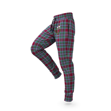 Spens (Spence) Tartan Joggers Pants with Family Crest