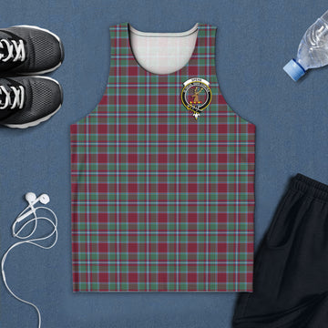 Spence (Spens) Tartan Mens Tank Top with Family Crest 5XL - Tartan Vibes Clothing