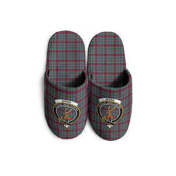 Spence (Spens) Tartan Home Slippers with Family Crest KIDS - Tartan Vibes Clothing