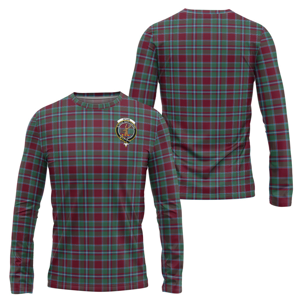 Spence (Spens) Tartan Long Sleeve T-Shirt with Family Crest Unisex - Tartan Vibes Clothing