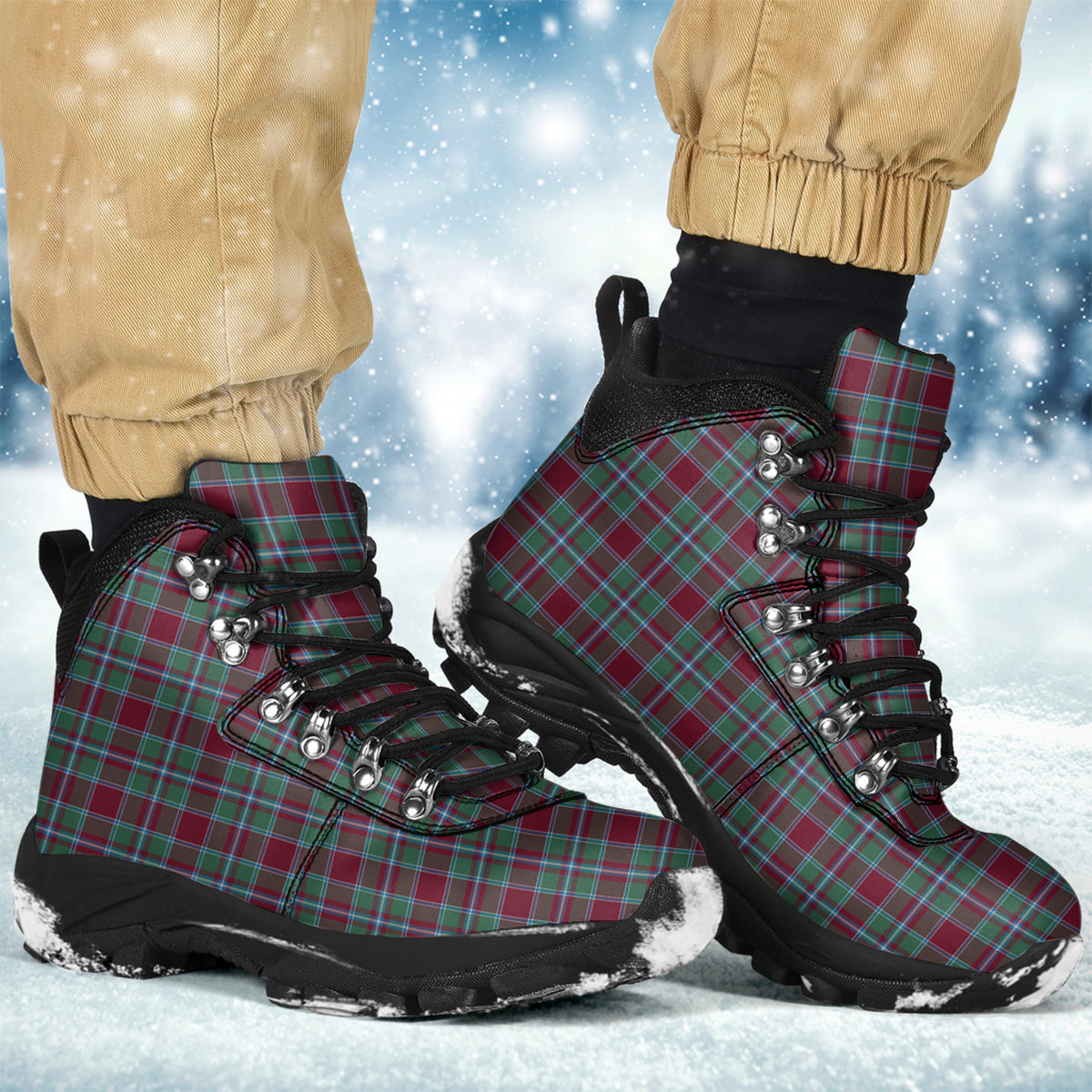 Spens (Spence) Tartan Alpine Boots - Tartanvibesclothing