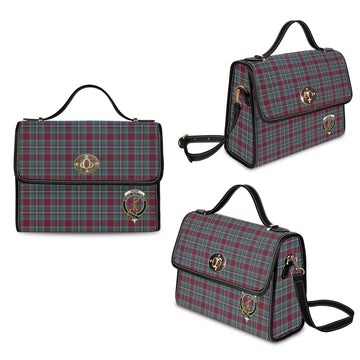 Spence (Spens) Tartan Waterproof Canvas Bag with Family Crest