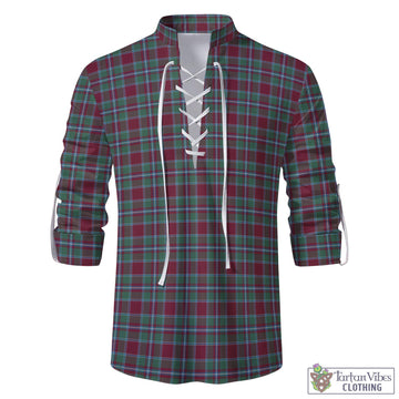 Spence (Spens) Tartan Men's Scottish Traditional Jacobite Ghillie Kilt Shirt - Tartan Vibes Clothing