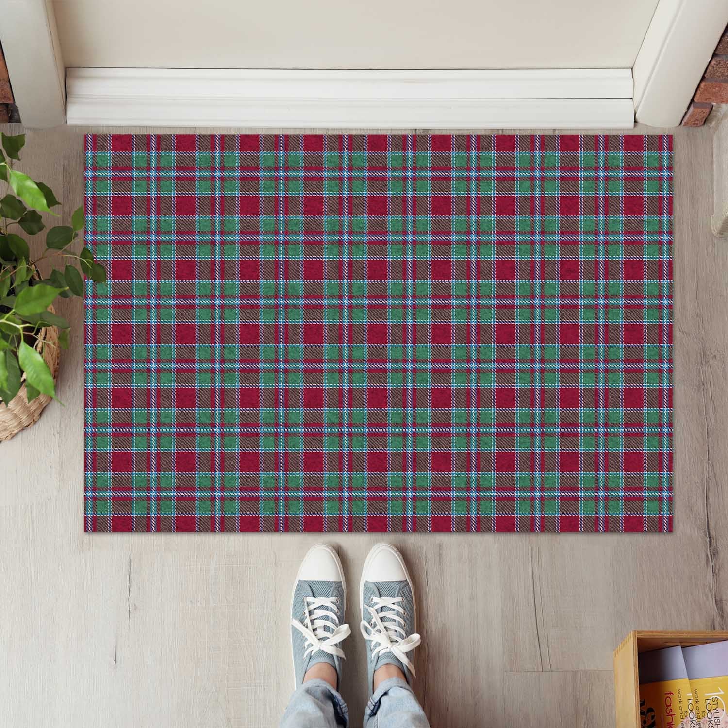 Spence (Spens) Tartan Rubber Doormat - Tartan Vibes Clothing