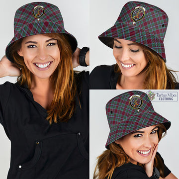 Spence (Spens) Tartan Bucket Hat with Family Crest