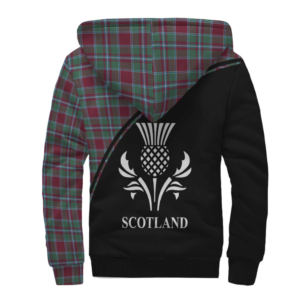 spens-spence-tartan-sherpa-hoodie-with-family-crest-curve-style