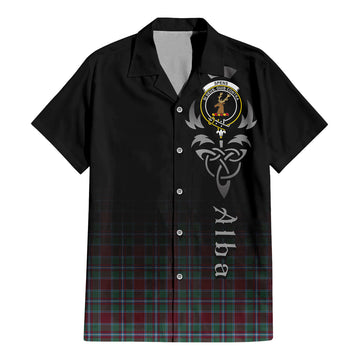 Spence (Spens) Tartan Hawaiian Shirt Shirt Featuring Alba Gu Brath Family Crest Celtic Inspired - Tartan Vibes Clothing
