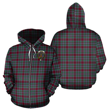Spence (Spens) Tartan Hoodie with Family Crest