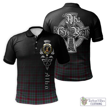 Spence (Spens) Tartan Polo Shirt Featuring Alba Gu Brath Family Crest Celtic Inspired - Tartan Vibes Clothing