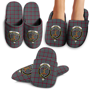 Spence (Spens) Tartan Home Slippers with Family Crest - Tartan Vibes Clothing