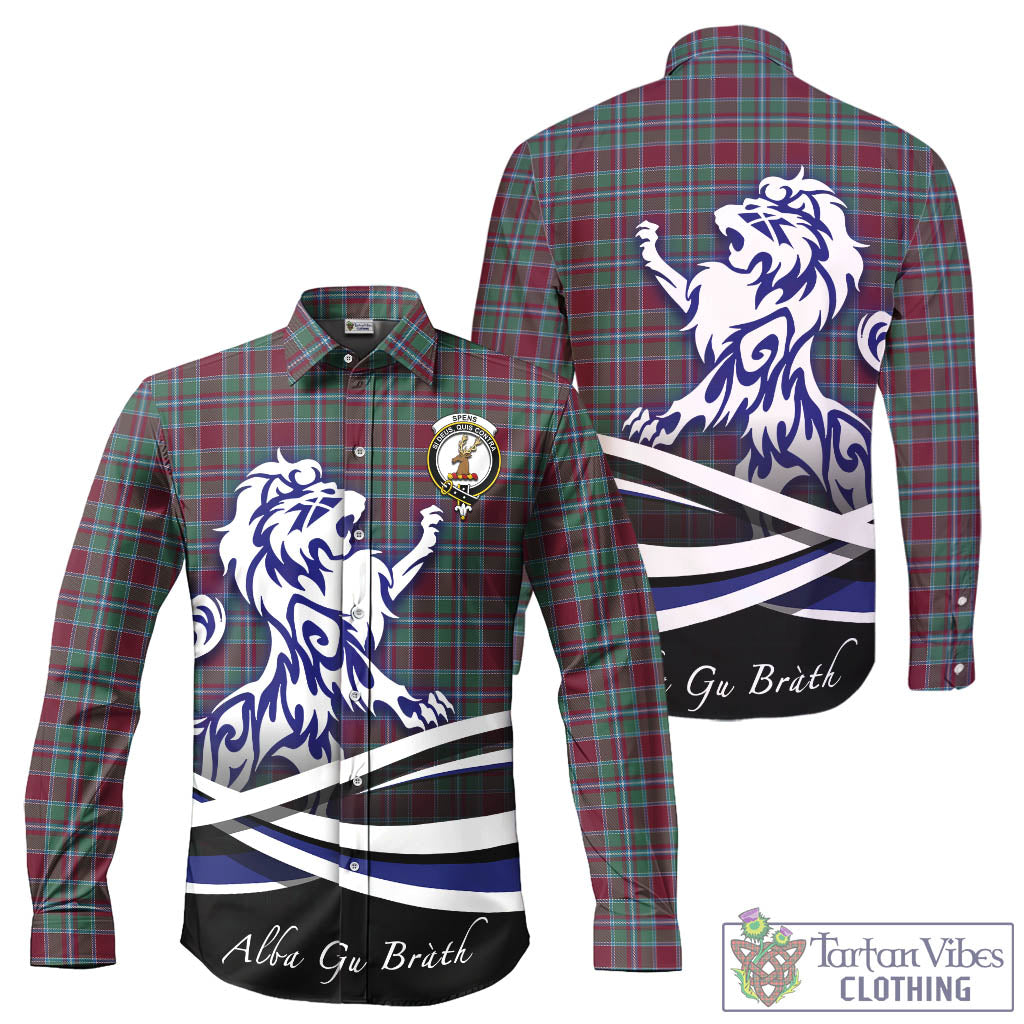 Spens (or Spence) Tartan Crest Birdseye Mesh Polo Shirt main image 1