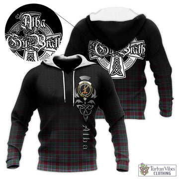 Spence (Spens) Tartan Knitted Hoodie Featuring Alba Gu Brath Family Crest Celtic Inspired - Tartan Vibes Clothing