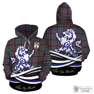 Spence (Spens) Tartan Hoodie with Alba Gu Brath Regal Lion Emblem - Tartan Vibes Clothing
