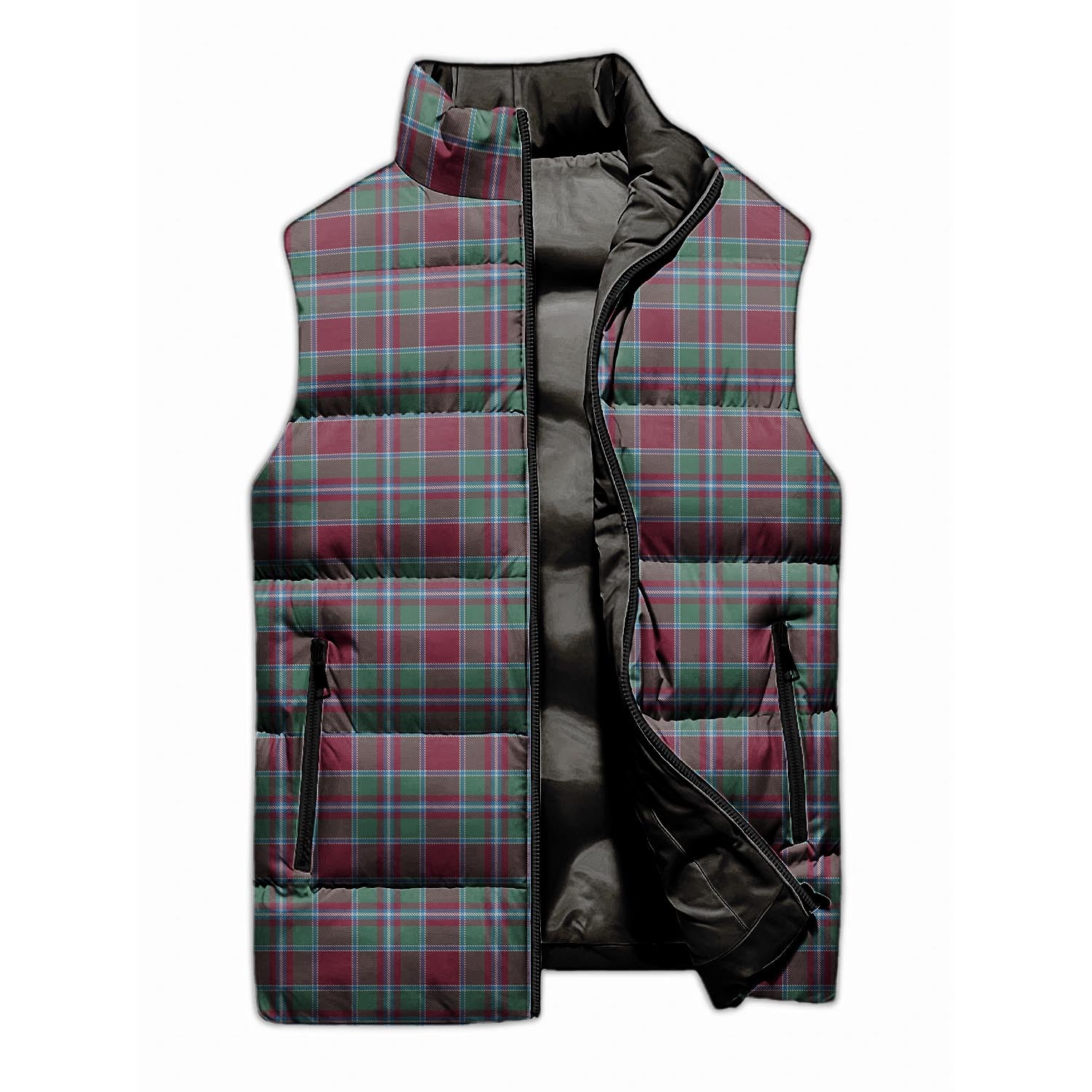 Spens (Spence) Tartan Sleeveless Puffer Jacket - Tartanvibesclothing