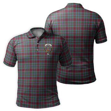 Spence (Spens) Tartan Men's Polo Shirt with Family Crest
