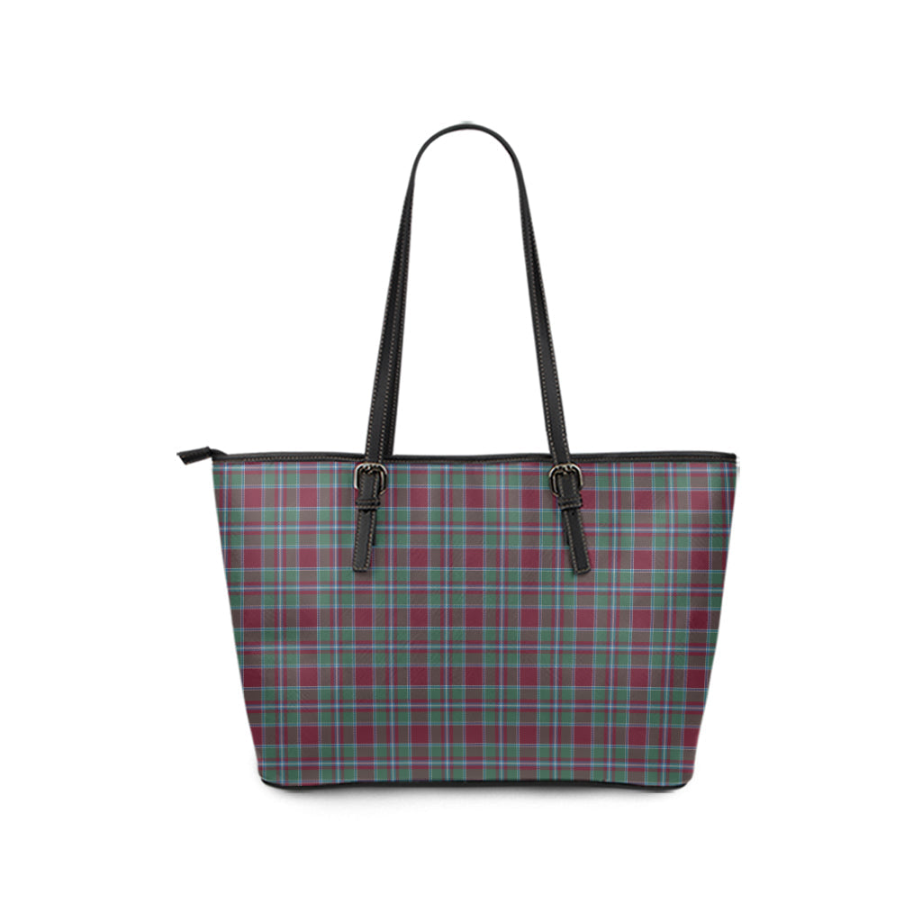 Spence (Spens) Tartan Leather Tote Bag - Tartan Vibes Clothing