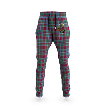 Spence (Spens) Tartan Joggers Pants with Family Crest